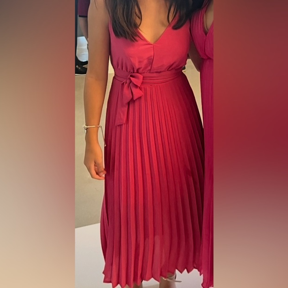 Jessica Simpson Fuchsia Midi Dress